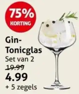 Hoogvliet Gin Tonicglas aanbieding