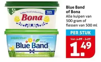 Hoogvliet Blue Band of Bona aanbieding