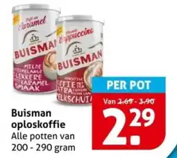 Hoogvliet Buisman oploskoffie aanbieding