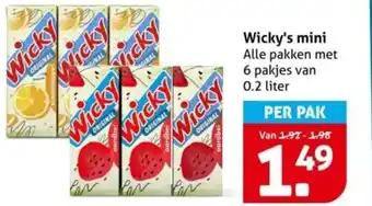 Hoogvliet Wicky's mini aanbieding