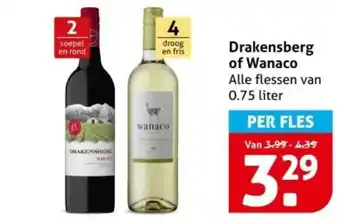 Hoogvliet Drakensberg of Wanaco aanbieding