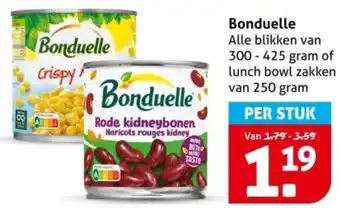 Hoogvliet Bonduelle aanbieding