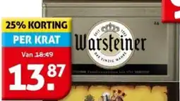 Hoogvliet Warsteiner aanbieding