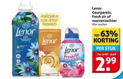Hoogvliet Lenor Geurparels, fresh air of wasverzachter aanbieding