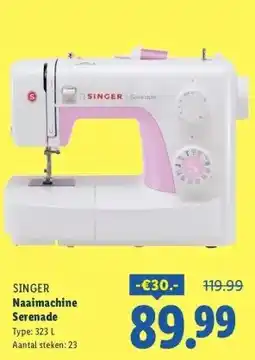 Lidl Naaimachine Serenade aanbieding