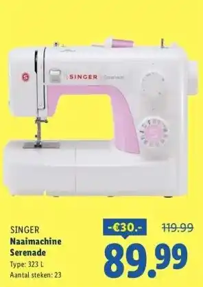 Lidl Naaimachine Serenade aanbieding