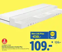 Lidl Hybrideschuimmatras Comfort Plus aanbieding