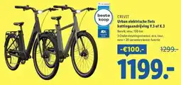 Lidl Urban elektrische fiets kettingaandrijving Y.3 of X.3 aanbieding