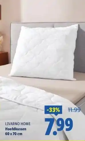 Lidl Hoofdkussen 60 x 70 cm aanbieding