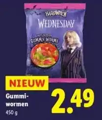Lidl Gummi- wormen aanbieding