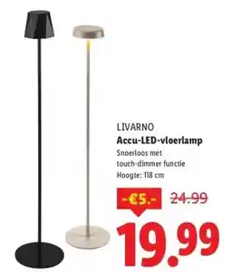 Lidl Accu-LED-vloerlamp aanbieding
