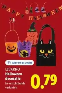 Lidl Halloween decoratie aanbieding
