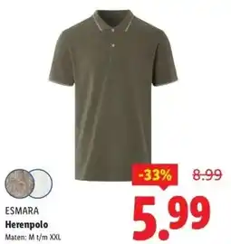 Lidl Herenpolo aanbieding