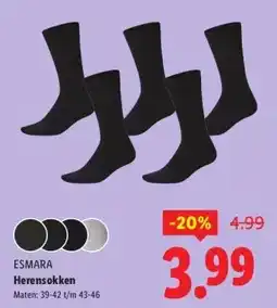 Lidl Herensokken aanbieding