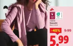 Lidl Damesshirt aanbieding