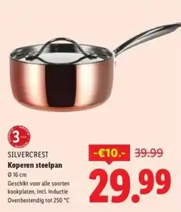 Lidl Koperen steelpan aanbieding