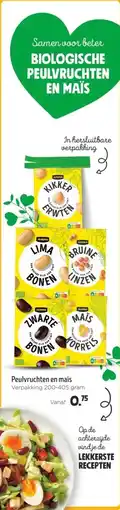 Jumbo Peulvruchten en maïs aanbieding