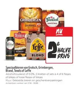 Jumbo Speciaalbieren van Grolsch, Grimbergen, Brand, Texels of Leffe aanbieding
