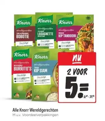 Jumbo Alle Knorr Wereldgerechten aanbieding