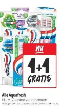 Jumbo Alle Aquafresh aanbieding
