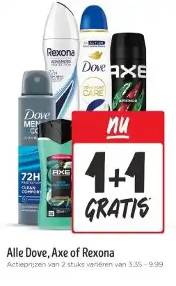 Jumbo Alle Dove, Axe of Rexona aanbieding