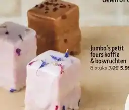 Jumbo Jumbo's petit fours koffie & bosvruchten aanbieding