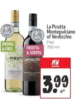Jumbo La Pirutta Montepulciano of Verdicchio aanbieding