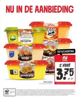 Jumbo Johma salades aanbieding