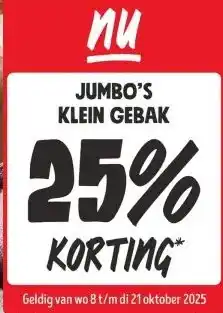 Jumbo JUMBO'S KLEIN GEBAK aanbieding