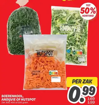 Dekamarkt BOERENKOOL, ANDIJVIE OF HUTSPOT aanbieding