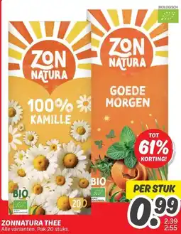 Dekamarkt ZONNATURA THEE aanbieding