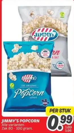 Dekamarkt JIMMY'S POPCORN aanbieding