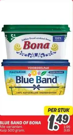 Dekamarkt BLUE BAND OF BONA aanbieding