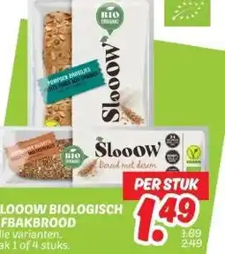 Dekamarkt SLOOOW BIOLOGISCH AFBAKBROOD aanbieding