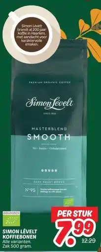 Dekamarkt SIMON LÉVELT KOFFIEBONEN aanbieding