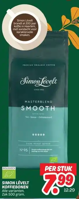Dekamarkt SIMON LÉVELT KOFFIEBONEN aanbieding