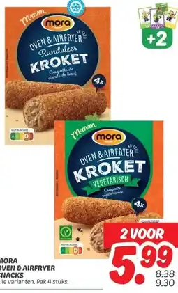 Dekamarkt MORA OVEN & AIRFRYER SNACKS aanbieding