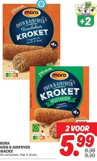 Dekamarkt MORA OVEN & AIRFRYER SNACKS aanbieding
