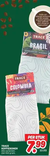 Dekamarkt TRACE KOFFIEBONEN aanbieding