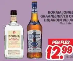 Dekamarkt BOKMA JONGE GRAANJENEVER OF DUJARDIN VIEUX aanbieding