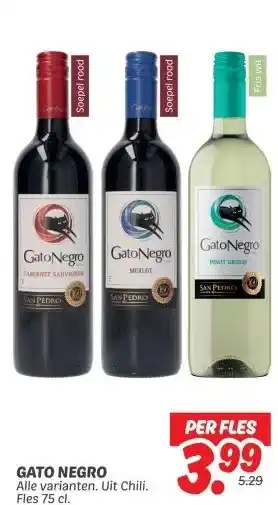 Dekamarkt GATO NEGRO aanbieding