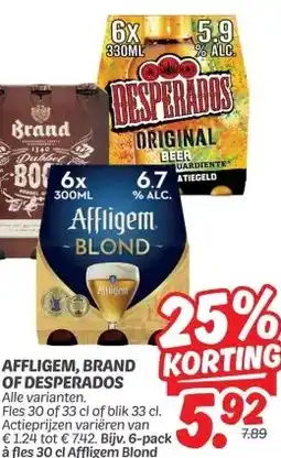 Dekamarkt AFFLIGEM, BRAND OF DESPERADOS aanbieding