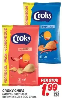 Dekamarkt CROKY CHIPS aanbieding