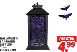 Dekamarkt HALLOWEEN LANTAARN MET LED aanbieding
