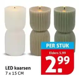 Hoogvliet LED kaarsen aanbieding