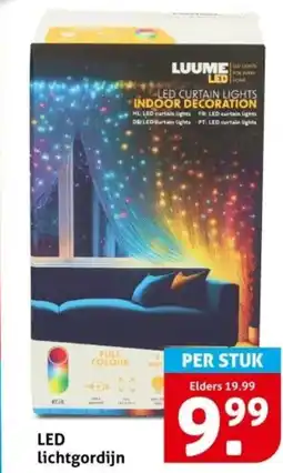 Hoogvliet LED lichtgordijn aanbieding