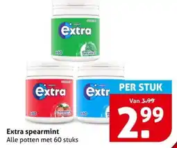 Hoogvliet Extra spearmint aanbieding