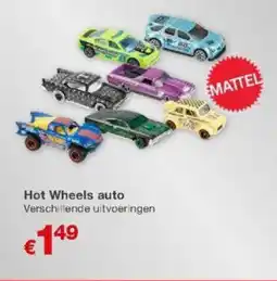 Kik Hot Wheels auto aanbieding