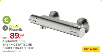 Praxis Aquavive eco thermostatische douchekraan cato aanbieding