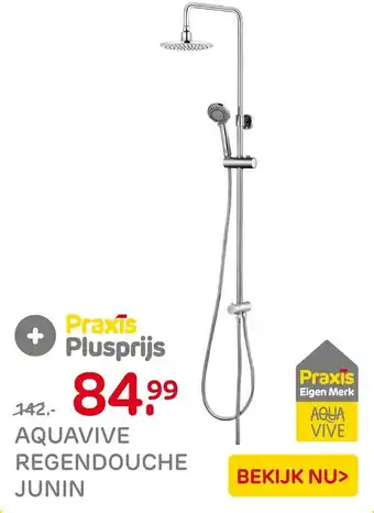 Praxis Aquavive regendouche junin aanbieding